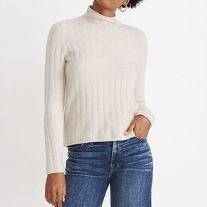 Madewell Evercrest Turtleneck Sweater in Coziest Yarn A9